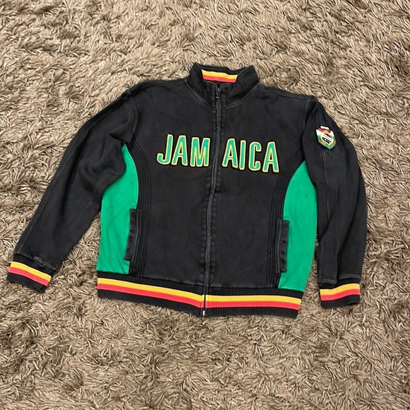 Vintage 90s JAMAICA Athleisure Track Jacket Casual
Jacket Sz XL Streetwear - Picture 2 of 10